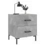 Bedside table 2 units in gray concrete engineered wood 40x35x47.5cm by vidaXL, Nightstands - Ref: Foro24-827317, Price: 64,99...