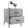 Bedside table 2 units in gray concrete engineered wood 40x35x47.5cm by vidaXL, Nightstands - Ref: Foro24-827317, Price: 65,56...