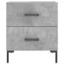 Bedside table 2 units in gray concrete engineered wood 40x35x47.5cm by vidaXL, Nightstands - Ref: Foro24-827317, Price: 64,99...
