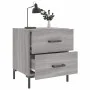 Nachttische 2 Stk. Sonomagraues Holzwerkstoff 40x35x47,5 cm von vidaXL, Nachttische - Ref: Foro24-827321, Preis: 74,72 €, Rab...