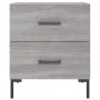 Mesitas noche 2 uds madera ingeniería gris Sonoma 40x35x47,5 cm de vidaXL, Mesitas de noche - Ref: Foro24-827321, Precio: 74,...