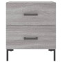 Nachttische 2 Stk. Sonomagraues Holzwerkstoff 40x35x47,5 cm von vidaXL, Nachttische - Ref: Foro24-827321, Preis: 75,48 €, Rab...
