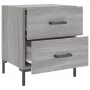 Mesitas noche 2 uds madera ingeniería gris Sonoma 40x35x47,5 cm de vidaXL, Mesitas de noche - Ref: Foro24-827321, Precio: 74,...