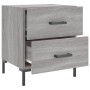 Nachttische 2 Stk. Sonomagraues Holzwerkstoff 40x35x47,5 cm von vidaXL, Nachttische - Ref: Foro24-827321, Preis: 75,48 €, Rab...