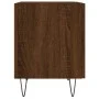 Mesita de noche madera de ingeniería roble marrón 40x35x47,5 cm de vidaXL, Mesitas de noche - Ref: Foro24-827306, Precio: 56,...