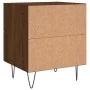 Mesita de noche madera de ingeniería roble marrón 40x35x47,5 cm de vidaXL, Mesitas de noche - Ref: Foro24-827306, Precio: 56,...