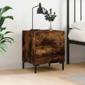Nachttisch aus geräuchertem Eichenholzwerkstoff, 40 x 35 x 47,5 cm von vidaXL, Nachttische - Ref: Foro24-827318, Preis: 49,84...