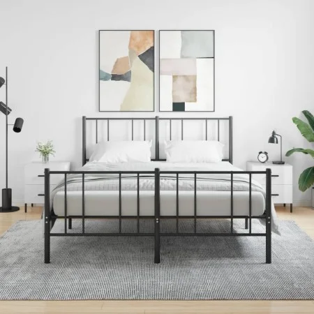 Nachttisch 2 Stk. Holzwerkstoff weiß glänzend 40x35x47,5cm von vidaXL, Nachttische - Ref: Foro24-827329, Preis: 104,47 €, Rab...