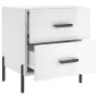 Bedside table 2 units engineered wood glossy white 40x35x47.5cm by vidaXL, Nightstands - Ref: Foro24-827329, Price: 104,47 €,...