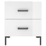 Nightstand 2 pcs glossy white engineered wood 40x35x47.5cm by vidaXL, Nightstands - Ref: Foro24-827313, Price: 97,99 €, Disco...