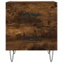 Bedside table 2 units smoked oak engineered wood 40x35x47.5cm by vidaXL, Nightstands - Ref: Foro24-827303, Price: 82,67 €, Di...