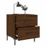 Nachttisch, 2 Stück, Eichenbraun, Holzwerkstoff, 40 x 35 x 47,5 cm von vidaXL, Nachttische - Ref: Foro24-827323, Preis: 64,25...