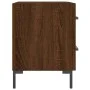 Mesita noche 2 uds madera ingeniería marrón roble 40x35x47,5 cm de vidaXL, Mesitas de noche - Ref: Foro24-827323, Precio: 64,...