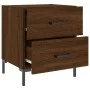 Mesita noche 2 uds madera ingeniería marrón roble 40x35x47,5 cm de vidaXL, Mesitas de noche - Ref: Foro24-827323, Precio: 64,...