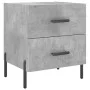 Nightstand 2 pcs concrete gray engineered wood 40x35x47.5cm by vidaXL, Nightstands - Ref: Foro24-827333, Price: 70,53 €, Disc...