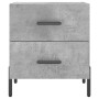 Nachttisch 2 Stück betongraues Holzwerkstoff 40x35x47,5cm von vidaXL, Nachttische - Ref: Foro24-827333, Preis: 71,16 €, Rabat...