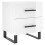 Nightstand 2 pcs glossy white engineered wood 40x35x47.5cm by vidaXL, Nightstands - Ref: Foro24-827361, Price: 111,09 €, Disc...