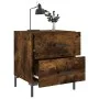 Nightstand 2 pcs engineered wood smoked oak 40x35x47.5cm by vidaXL, Nightstands - Ref: Foro24-827319, Price: 65,04 €, Discoun...