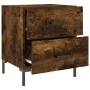 Nightstand 2 pcs engineered wood smoked oak 40x35x47.5cm by vidaXL, Nightstands - Ref: Foro24-827319, Price: 65,04 €, Discoun...