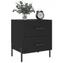 Nightstands 2 pcs black engineered wood 40x35x47.5 cm by vidaXL, Nightstands - Ref: Foro24-827327, Price: 99,93 €, Discount: %