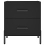 Nightstands 2 pcs black engineered wood 40x35x47.5 cm by vidaXL, Nightstands - Ref: Foro24-827327, Price: 101,04 €, Discount: %