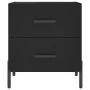 Nightstands 2 pcs black engineered wood 40x35x47.5 cm by vidaXL, Nightstands - Ref: Foro24-827327, Price: 99,93 €, Discount: %