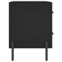Nachttische 2 Stück, schwarzes Holzwerkstoff, 40 x 35 x 47,5 cm von vidaXL, Nachttische - Ref: Foro24-827327, Preis: 101,22 €...