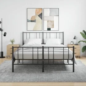 Mesita noche 2 uds madera ingeniería roble Sonoma 40x35x47,5 cm de vidaXL, Mesitas de noche - Ref: Foro24-827331, Precio: 94,...