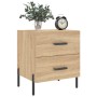 Nachttisch, 2 Stück, Holzwerkstoff, Sonoma-Eiche, 40 x 35 x 47,5 cm von vidaXL, Nachttische - Ref: Foro24-827331, Preis: 96,0...