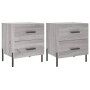 Nightstands 2 pcs Sonoma gray engineered wood 40x35x47.5 cm by vidaXL, Nightstands - Ref: Foro24-827337, Price: 81,60 €, Disc...