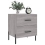 Nachttische 2 Stk. Sonomagraues Holzwerkstoff 40x35x47,5 cm von vidaXL, Nachttische - Ref: Foro24-827337, Preis: 81,60 €, Rab...
