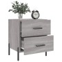 Nachttische 2 Stk. Sonomagraues Holzwerkstoff 40x35x47,5 cm von vidaXL, Nachttische - Ref: Foro24-827337, Preis: 81,60 €, Rab...