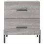 Nightstands 2 pcs Sonoma gray engineered wood 40x35x47.5 cm by vidaXL, Nightstands - Ref: Foro24-827337, Price: 72,71 €, Disc...