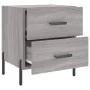 Nightstands 2 pcs Sonoma gray engineered wood 40x35x47.5 cm by vidaXL, Nightstands - Ref: Foro24-827337, Price: 72,71 €, Disc...