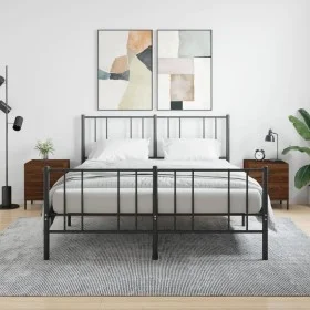 Nachttisch, 2 Stück, Eichenbraun, Holzwerkstoff, 40 x 35 x 47,5 cm von vidaXL, Nachttische - Ref: Foro24-827339, Preis: 98,34...
