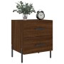 Nachttisch, 2 Stück, Eichenbraun, Holzwerkstoff, 40 x 35 x 47,5 cm von vidaXL, Nachttische - Ref: Foro24-827339, Preis: 99,57...