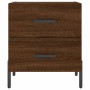Nachttisch, 2 Stück, Eichenbraun, Holzwerkstoff, 40 x 35 x 47,5 cm von vidaXL, Nachttische - Ref: Foro24-827339, Preis: 99,57...