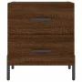 Nightstand 2 pcs oak brown engineered wood 40x35x47.5 cm by vidaXL, Nightstands - Ref: Foro24-827339, Price: 98,34 €, Discoun...