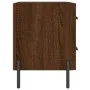 Mesita noche 2 uds madera ingeniería marrón roble 40x35x47,5 cm de vidaXL, Mesitas de noche - Ref: Foro24-827339, Precio: 98,...