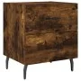 Mesita noche 2 uds madera ingeniería roble ahumado 40x35x47,5cm de vidaXL, Mesitas de noche - Ref: Foro24-827351, Precio: 65,...