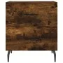 Mesita noche 2 uds madera ingeniería roble ahumado 40x35x47,5cm de vidaXL, Mesitas de noche - Ref: Foro24-827351, Precio: 65,...