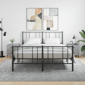 Nachttische 2 Stk. Sonomagraues Holzwerkstoff 40x35x47,5 cm von vidaXL, Nachttische - Ref: Foro24-827353, Preis: 75,66 €, Rab...
