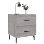 Mesitas noche 2 uds madera ingeniería gris Sonoma 40x35x47,5 cm de vidaXL, Mesitas de noche - Ref: Foro24-827353, Precio: 74,...