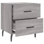 Nightstands 2 pcs Sonoma gray engineered wood 40x35x47.5 cm by vidaXL, Nightstands - Ref: Foro24-827353, Price: 74,90 €, Disc...