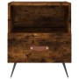 Nachttisch 2 Stk. Holzwerkstoff Eiche geräuchert 40x35x47,5cm von vidaXL, Nachttische - Ref: Foro24-827383, Preis: 53,36 €, R...
