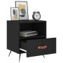 Nachttische 2 Stück, schwarzes Holzwerkstoff, 40 x 35 x 47,5 cm von vidaXL, Nachttische - Ref: Foro24-827375, Preis: 74,48 €,...