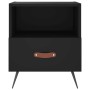 Mesitas de noche 2 uds madera ingeniería negro 40x35x47,5 cm de vidaXL, Mesitas de noche - Ref: Foro24-827375, Precio: 74,39 €