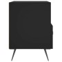 Nachttische 2 Stück, schwarzes Holzwerkstoff, 40 x 35 x 47,5 cm von vidaXL, Nachttische - Ref: Foro24-827375, Preis: 74,48 €,...