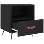 Mesitas de noche 2 uds madera ingeniería negro 40x35x47,5 cm de vidaXL, Mesitas de noche - Ref: Foro24-827375, Precio: 73,54 ...