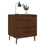 Mesita noche 2 uds madera ingeniería marrón roble 40x35x47,5 cm de vidaXL, Mesitas de noche - Ref: Foro24-827355, Precio: 75,...